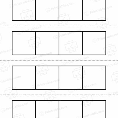 Elkonin Boxes Printable