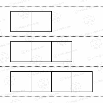 Elkonin Boxes Printable