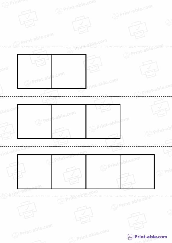 Elkonin Boxes Printable