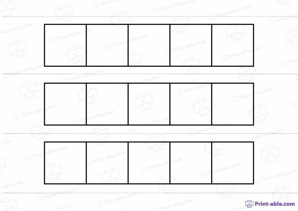 Elkonin Boxes Printable