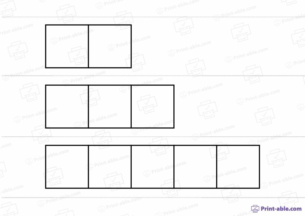 Elkonin Boxes Printable