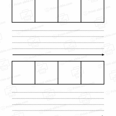 Elkonin Boxes Printable