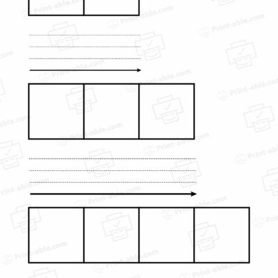 Elkonin Boxes Printable