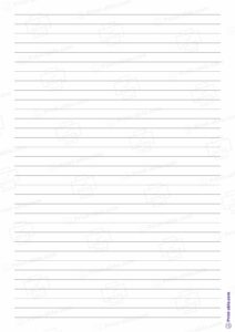 16 Free Lined Paper Printable | PRINT-ABLE