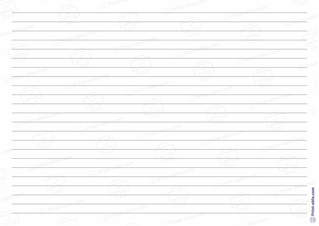 Lined Paper Printable