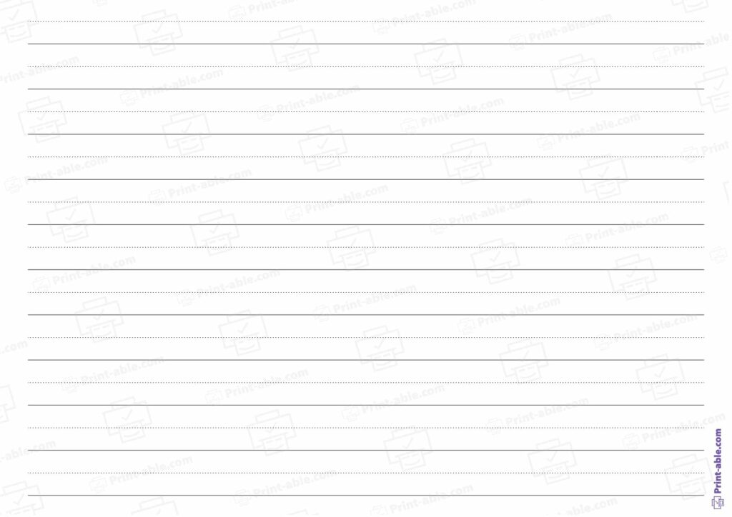 Lined Paper Printable