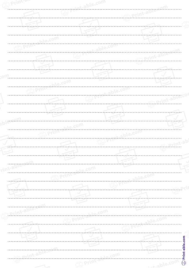 Lined Paper Printable