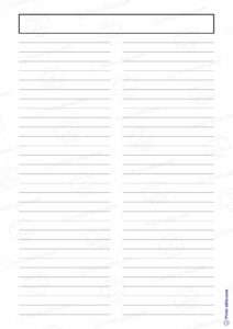 16 Free Lined Paper Printable | PRINT-ABLE