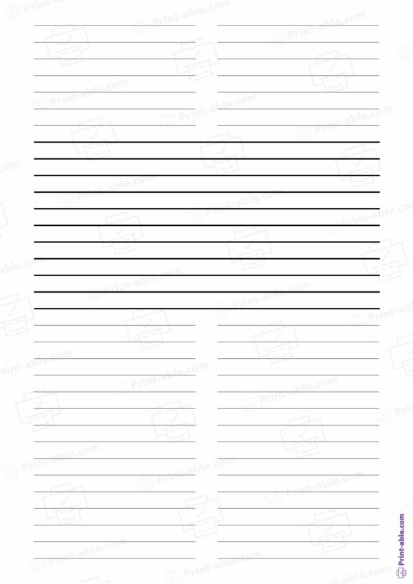 Lined Paper Printable