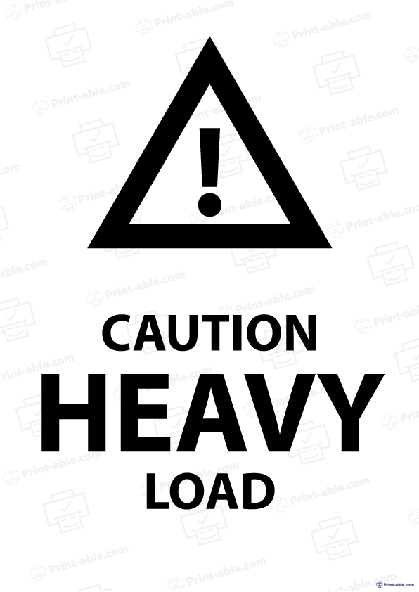 Heavy Label Printable Free Download