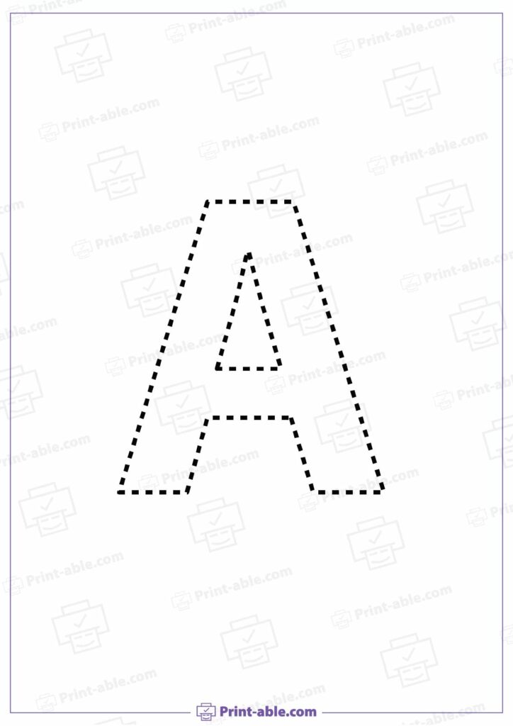 Letter A Preschool Printable Worksheets