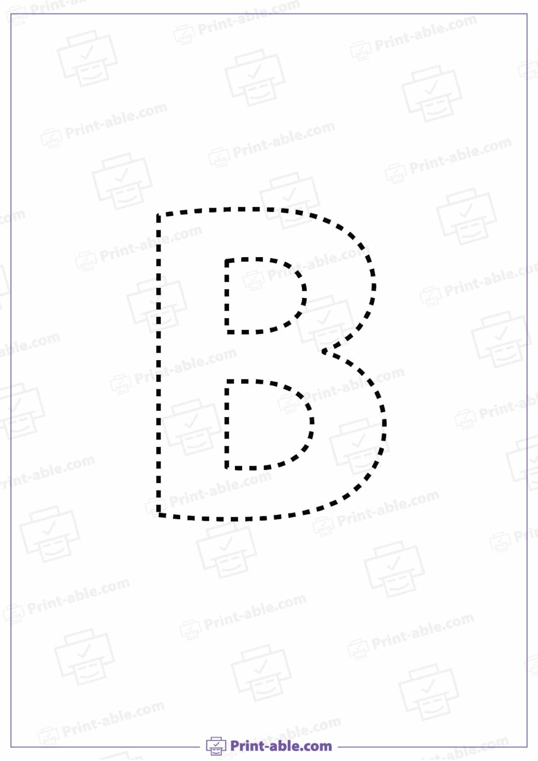 7 Free Letter B Printable Preschool Worksheets | PRINT-ABLE