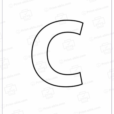 Letter C Printable Worksheet Free Download