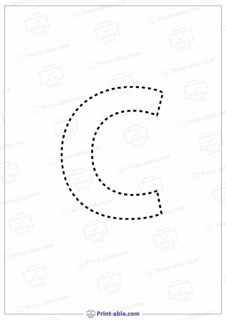 Letter C Printable Worksheet Free Download