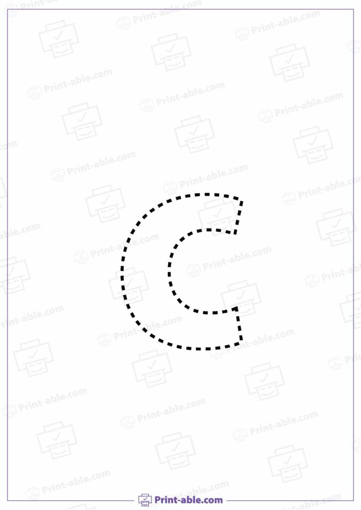 Letter C Printable Worksheet Free Download