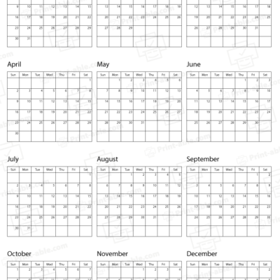 2028 calendar printable
