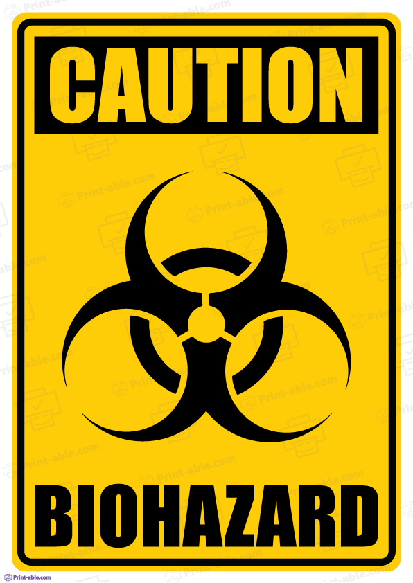 Biohazard Label Printable Free Download