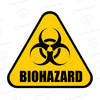 Biohazard label printable free download