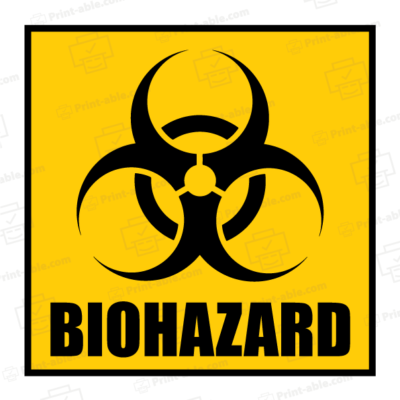 Biohazard label printable free download