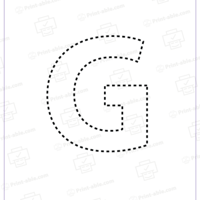 Letter G Printable Worksheet