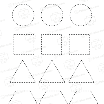 Tracing lines worksheets