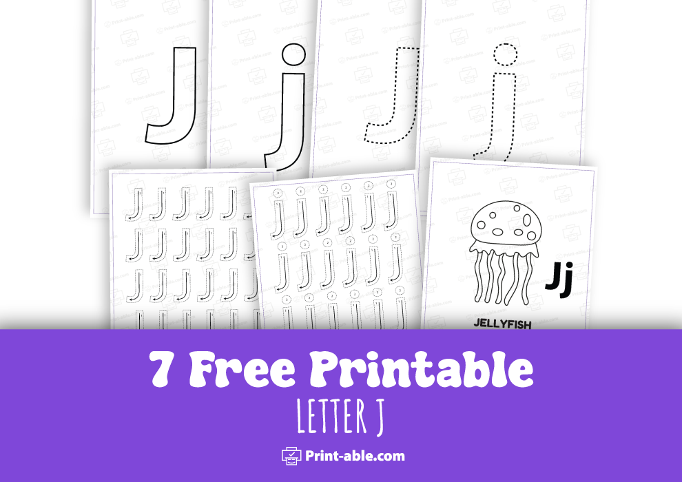 Letter J Printable