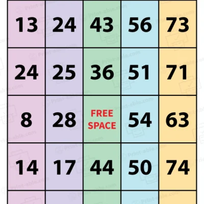 bingo cards printable free download