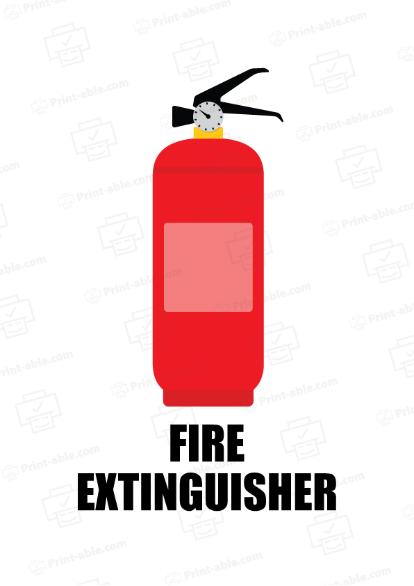 Fire Extinguisher Sign Free Download