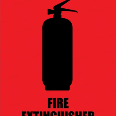 fire extinguisher sign printable free download