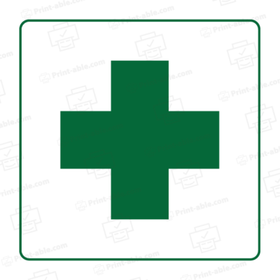 first aid sign printable free download