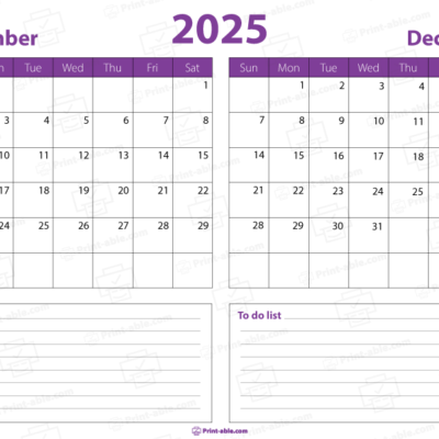 november and december 2025 free download