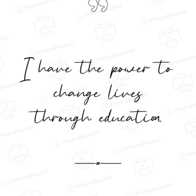 teacher affirmation card printable free download