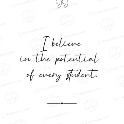 teacher affirmation card printable free download