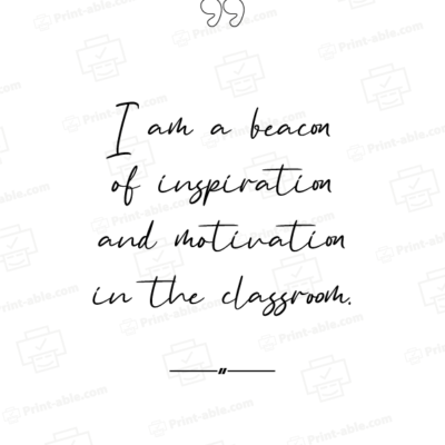 teacher affirmation card printable free download