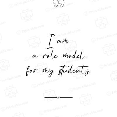 teacher affirmation card printable free download