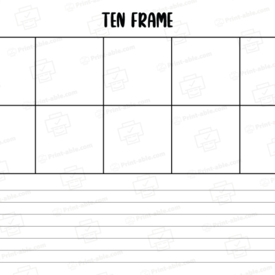 ten frame printable free download