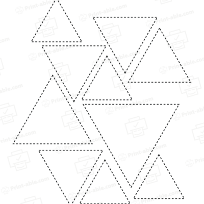 Shape tracing worksheets printable free download