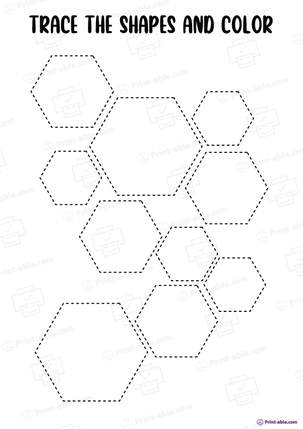 Shape Tracing Worksheets Free Download