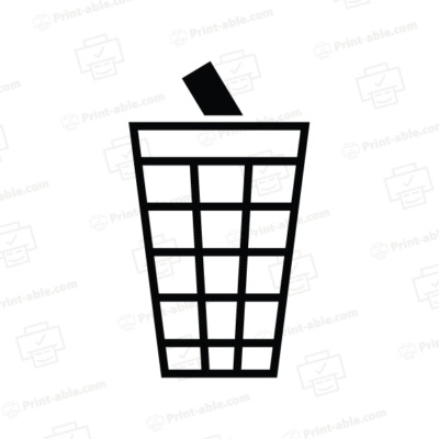 trash sign printable free download