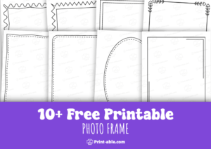 photo frame printable free download