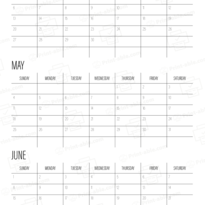 2025 three month calendars printable free download