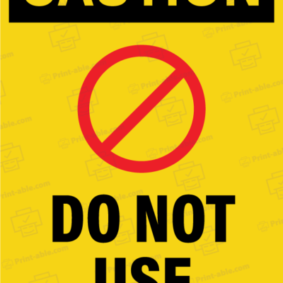 do not use sign printable free download