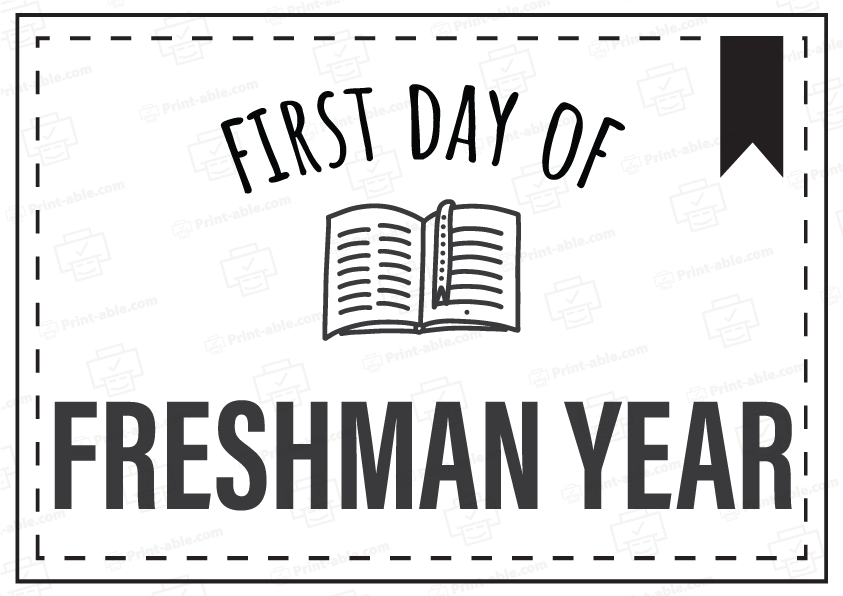 First Day Of School Sign Free Download