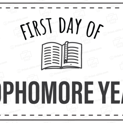 first day of school sign printable free download