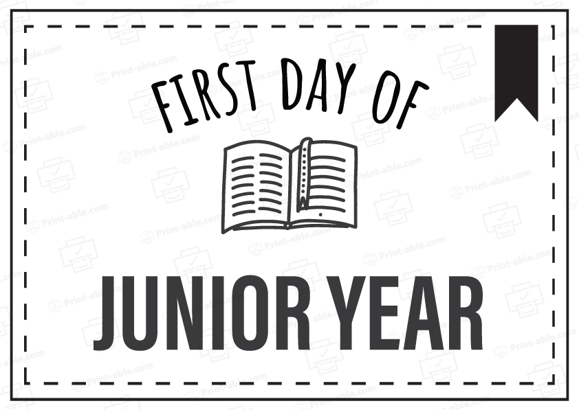 First Day Of School Sign Free Download