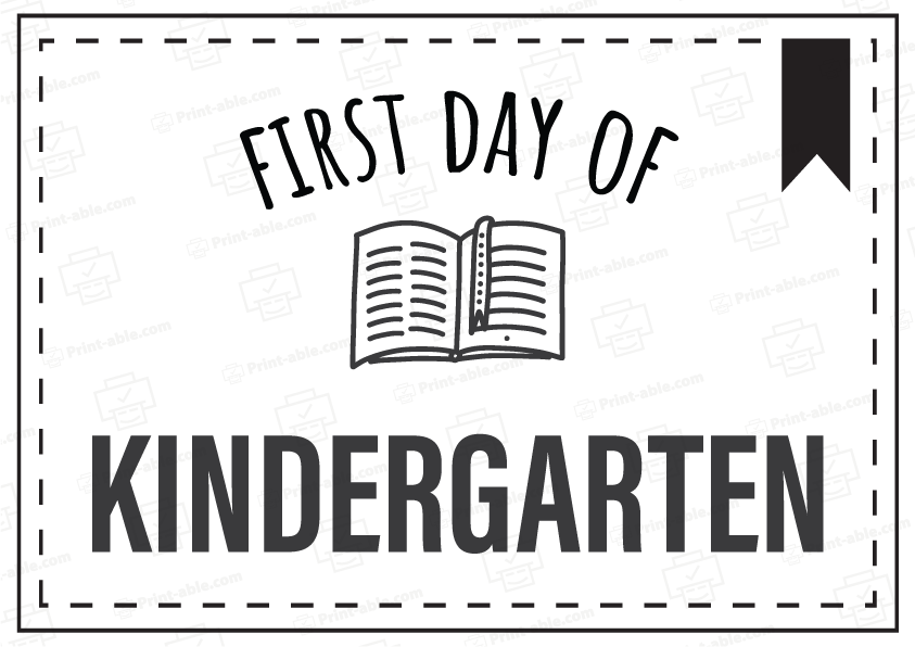 First Day Of School Sign Free Download