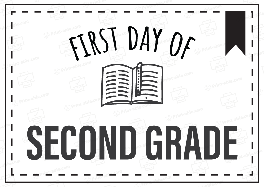 First Day Of School Sign Free Download