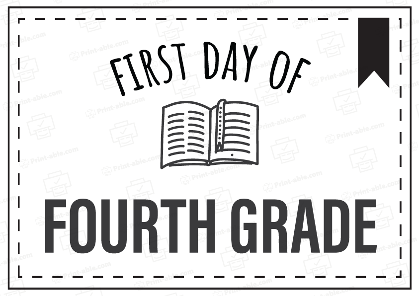 First Day Of School Sign Free Download