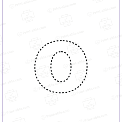 letter o printable free download