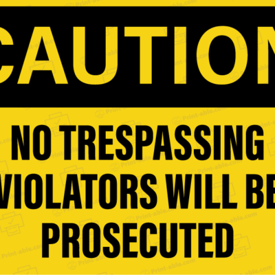 no trespassing sign printable free download